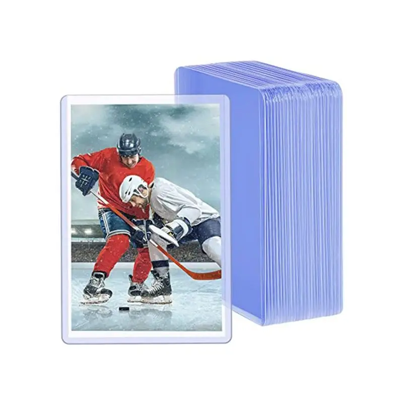 Factory Wholesale Custom Transparent Clear Pvc Semi Rigid Card Holder Saver For Grading Bgs Sgc To Protect Trading Cards