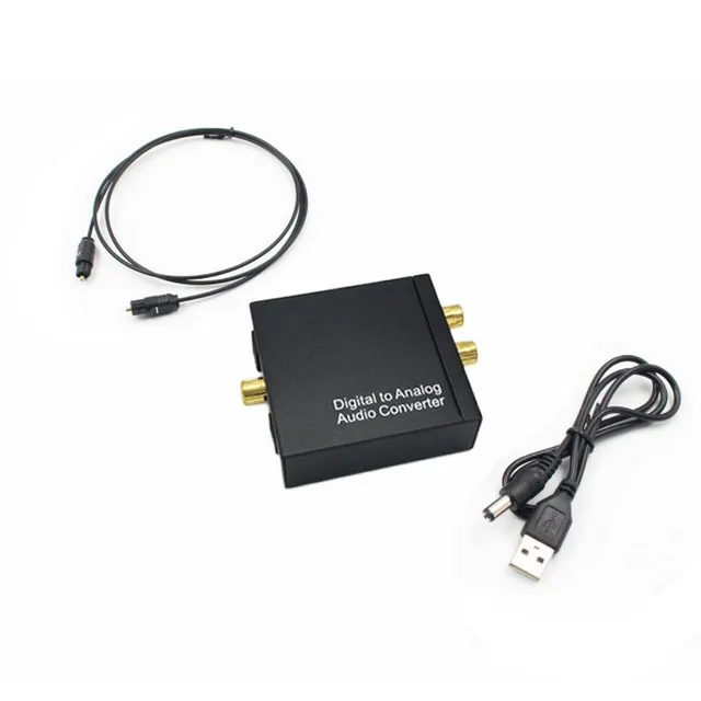 3.5mm Optical Coaxial Toslink Digital to Analog Audio Adapter Converter RCA L/R