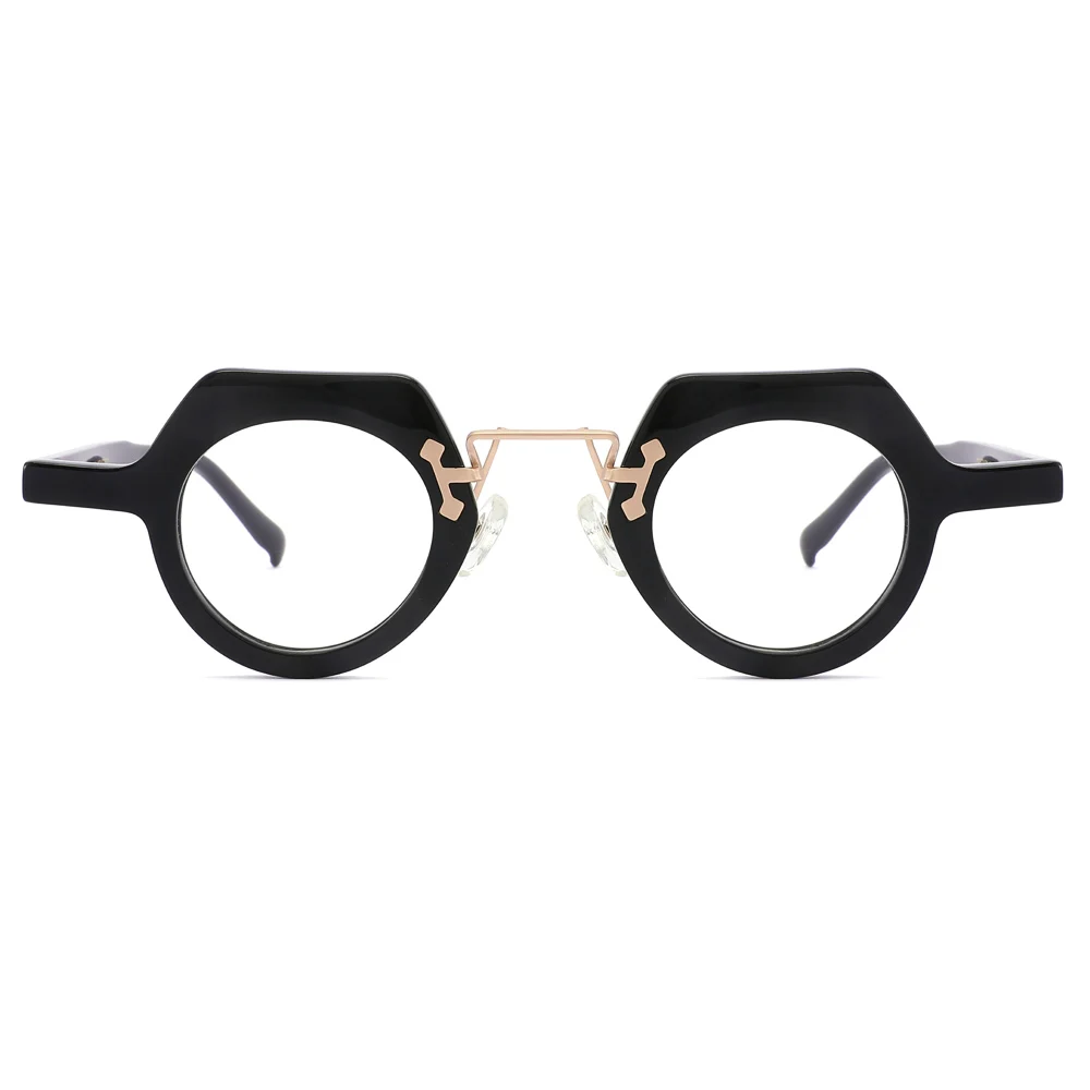 High Quality Men Style Sheets Eyeglasses Transparent Designer Prescription Glasses Eyewear Acetate Optical Frames