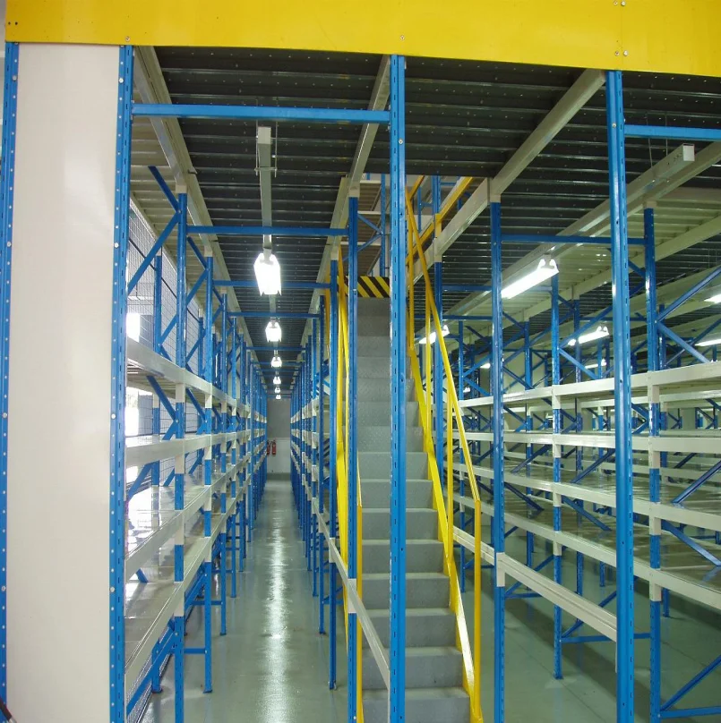 Manufacturer Industrial Warehouse Rack Shelf Mezzanine Storage Shelving Steel Platform