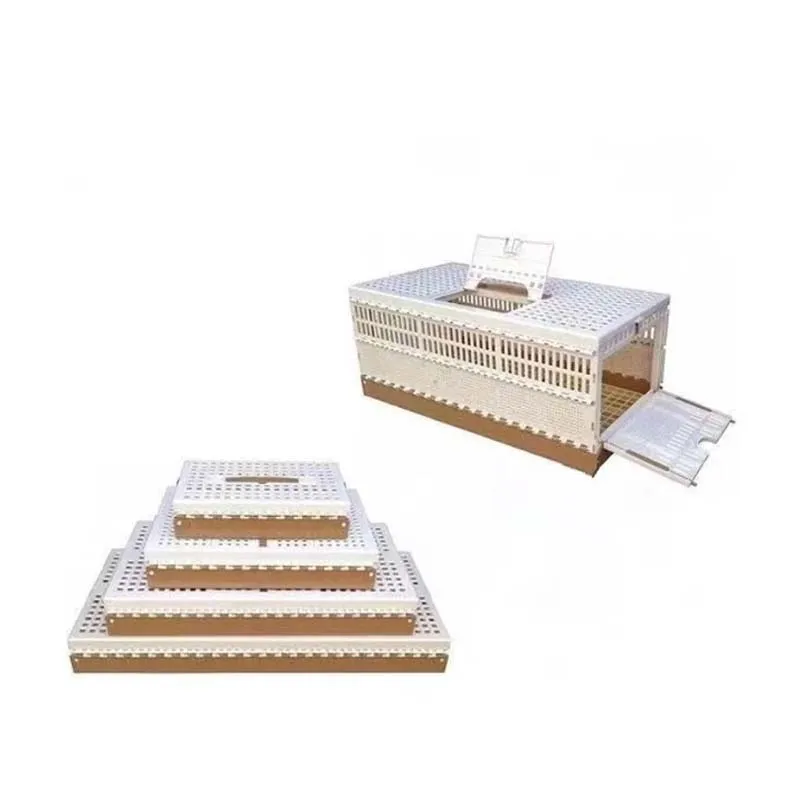Poultry Pigeon Transport Competition Bird Cage Small Animal Folding Pairing Cage for Travel Training Cage Pigeon Supplies