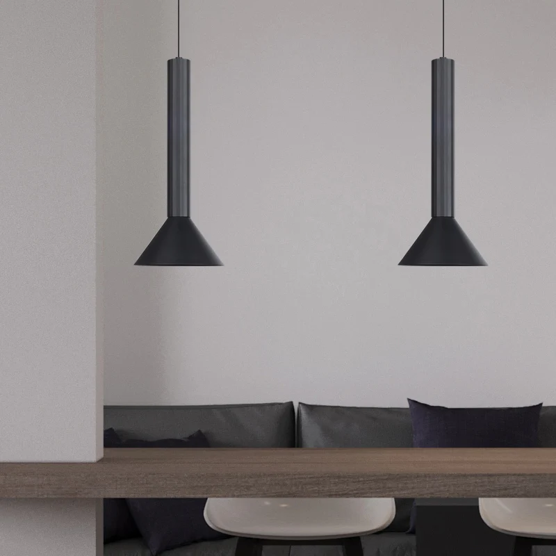 Italian Designer Modern Design Home Decor Kitchen Metal Cone Shade Pendant Light For Creating Cozy Atmosphere