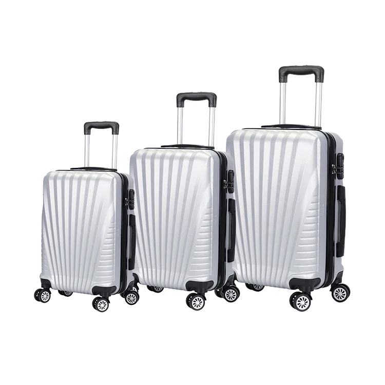 New design professional custom hand white hard case luggage suitcases sets