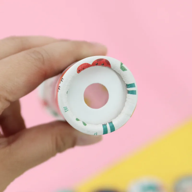 Custom Classic Educational Entertaining Magical Magic Rotating Cartoon Colored World Telescope Classic Kaleidoscope Toy For Gift
