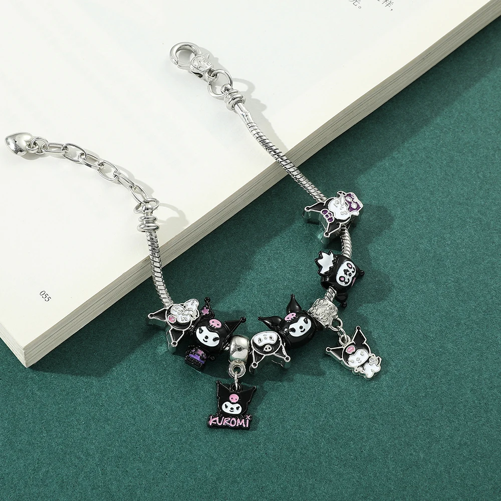New Anime Cartoon Kawaii Charm Bracelet Men Women Fashion Bangle Birthday Gifts Toy