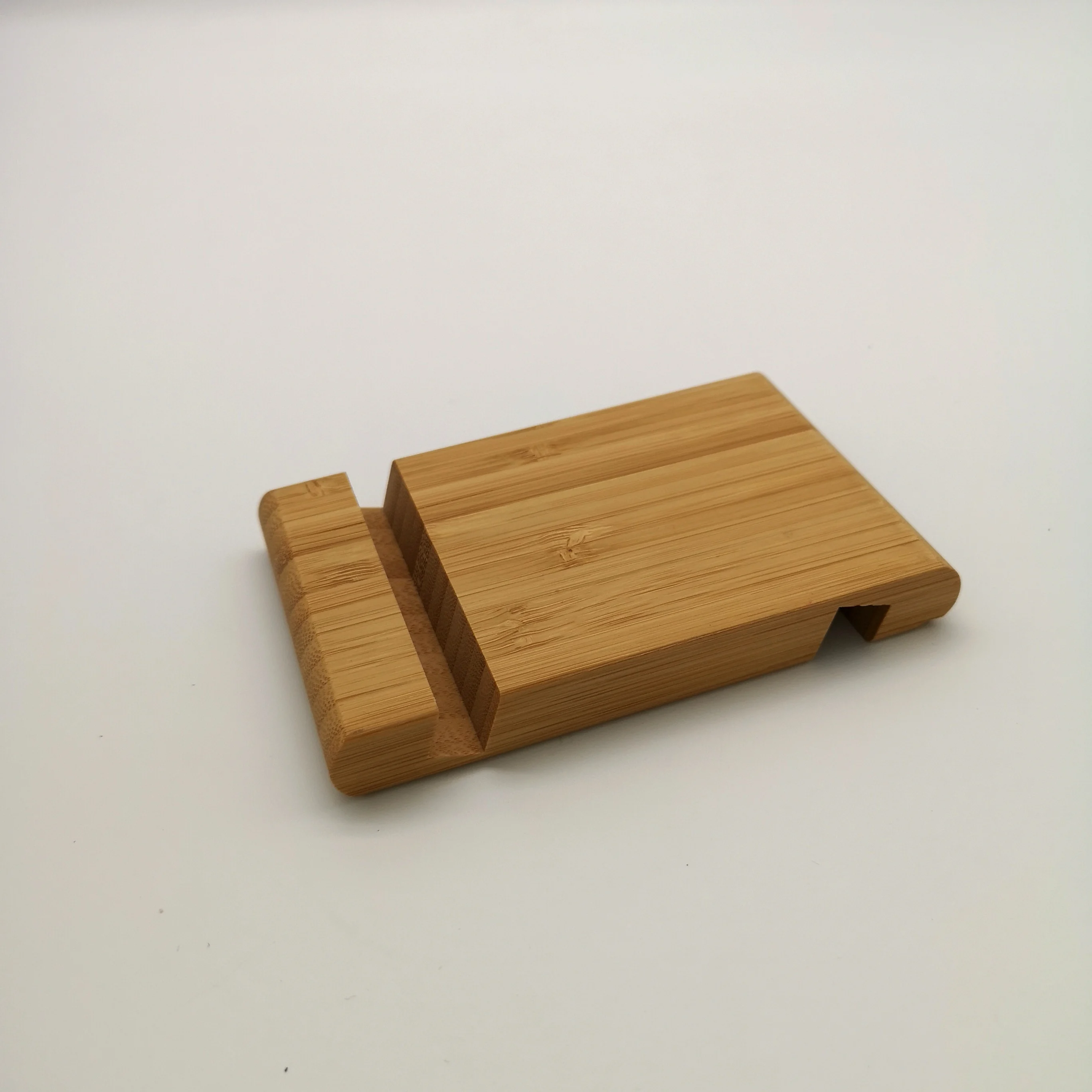 
Custom LOGO X Shape E-Trend Bamboo Wooden Phone Holder Phone Stand Tablet Desktop Mobile Cell Holder 