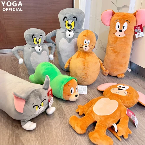 Плюшевая игрушка кукла милый мультфильм Том Кот Джерри Маус смешная подарок