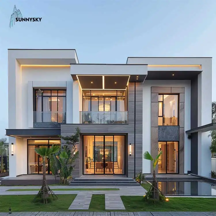 Sunnysky NFRC North American villa one-stop aluminum alloy windows and doors project decoration design