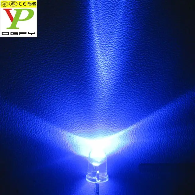 Customized high quality 3mm 5mm 8mm 10mm Blue Red/Yellow/Amber/IR/Pure Green/Orange/UV purple pink light emitting diodes led