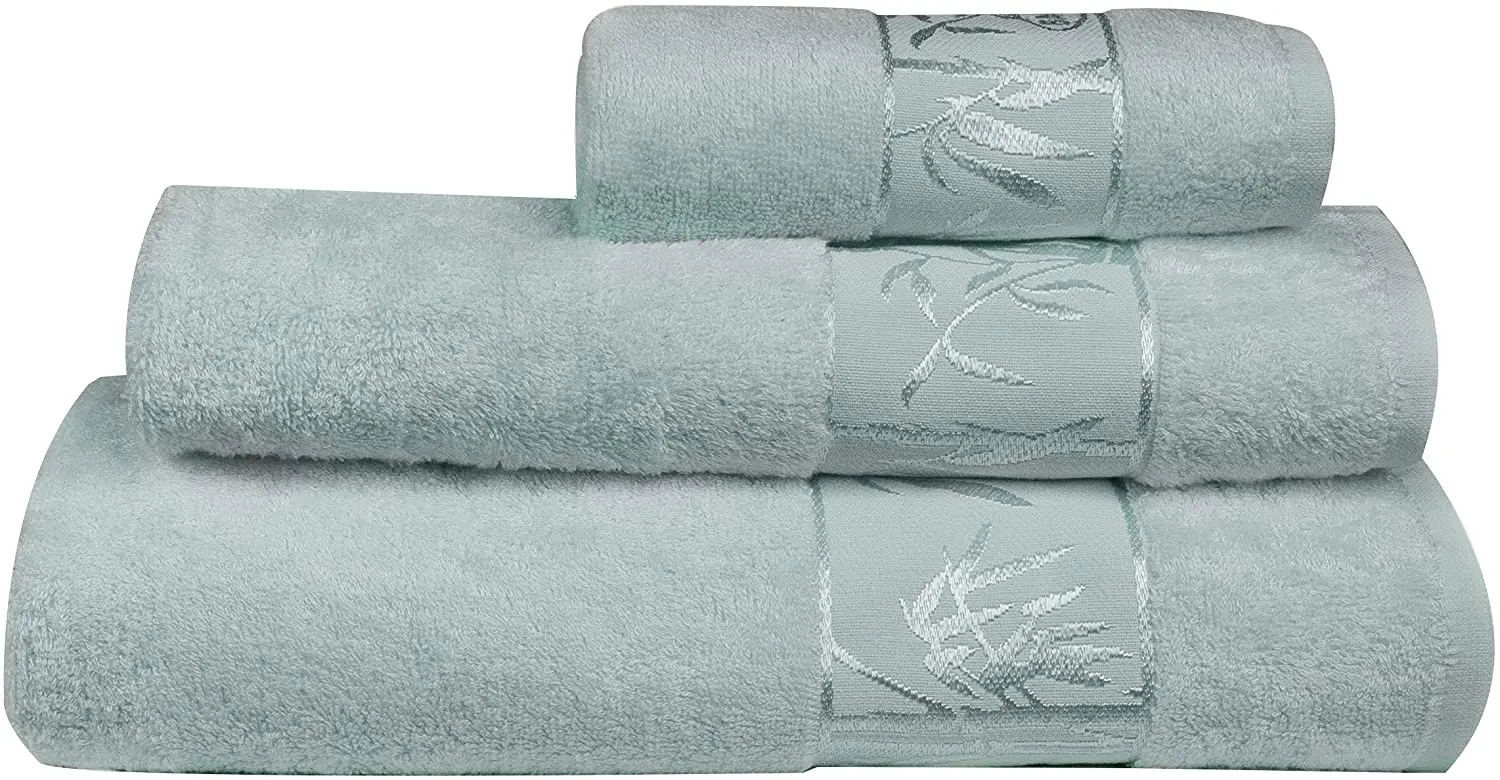 Luxury Bamboo Cotton Towel Absorbent Face Towel Soft Hand Towel for Hotel Home Spa