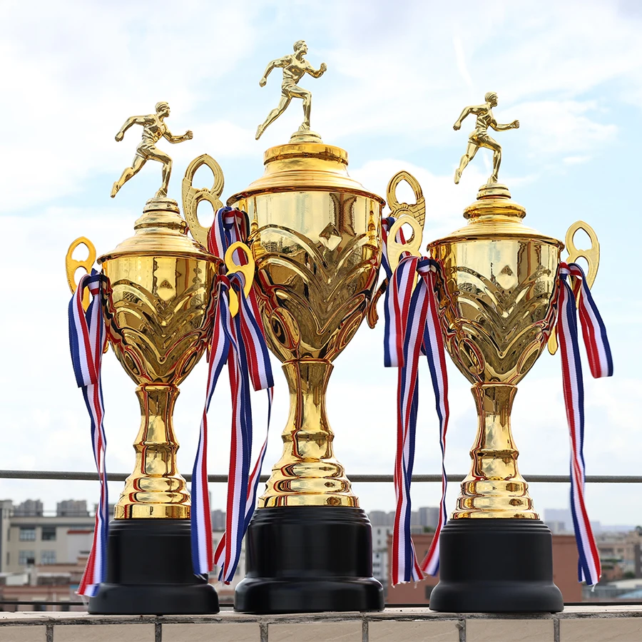 Manufacturer Custom Wholesale Laser Logo Marathon Running Run Sports Trophies