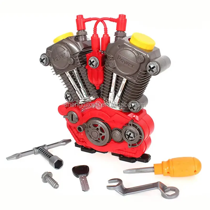 Lucky Toys Car Engine Model kit Toy for Kids Educational Science Building Toys for Boys