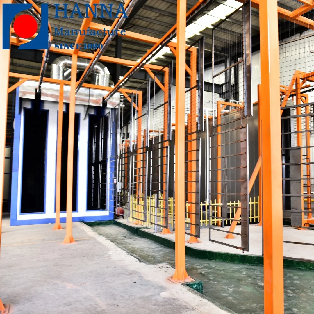 Drag teaching Robot arms steel plate racks  automatic Powder Dip Coating Line