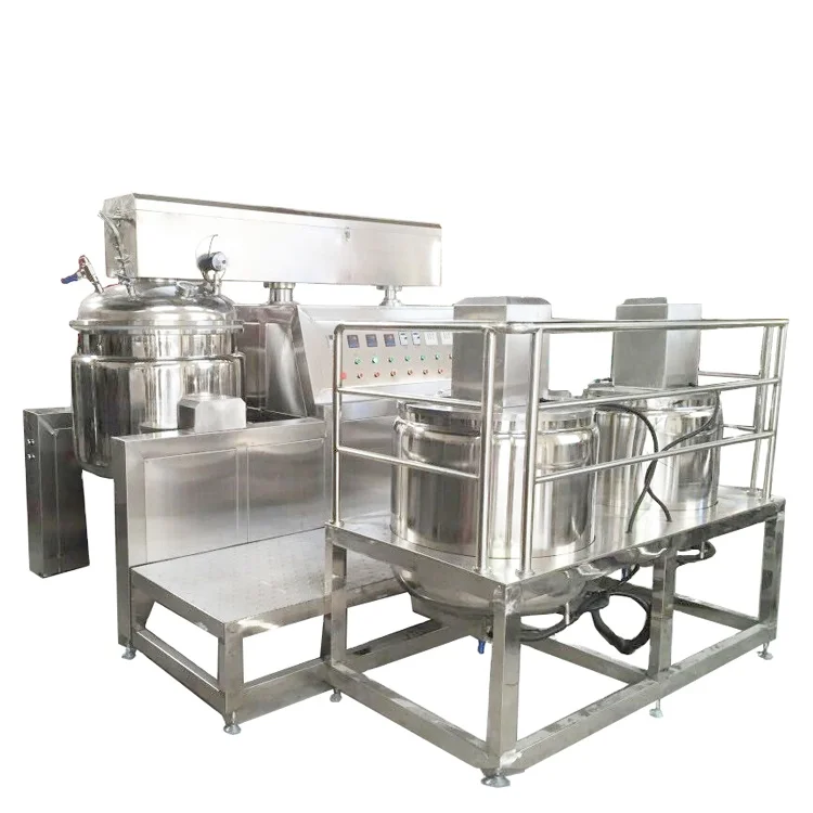Ointment toothpaste vacuum homogenization mixing emulsifying equipment machinery for sale