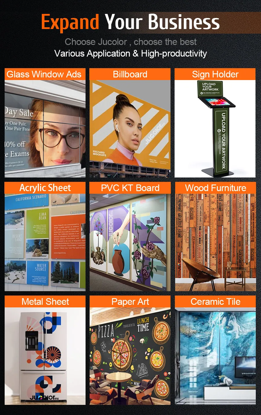 Uv Large Format Printer Directly on a Variety of Substrates Like Vinyl Aluminum Wood 250*130cm Printing Size