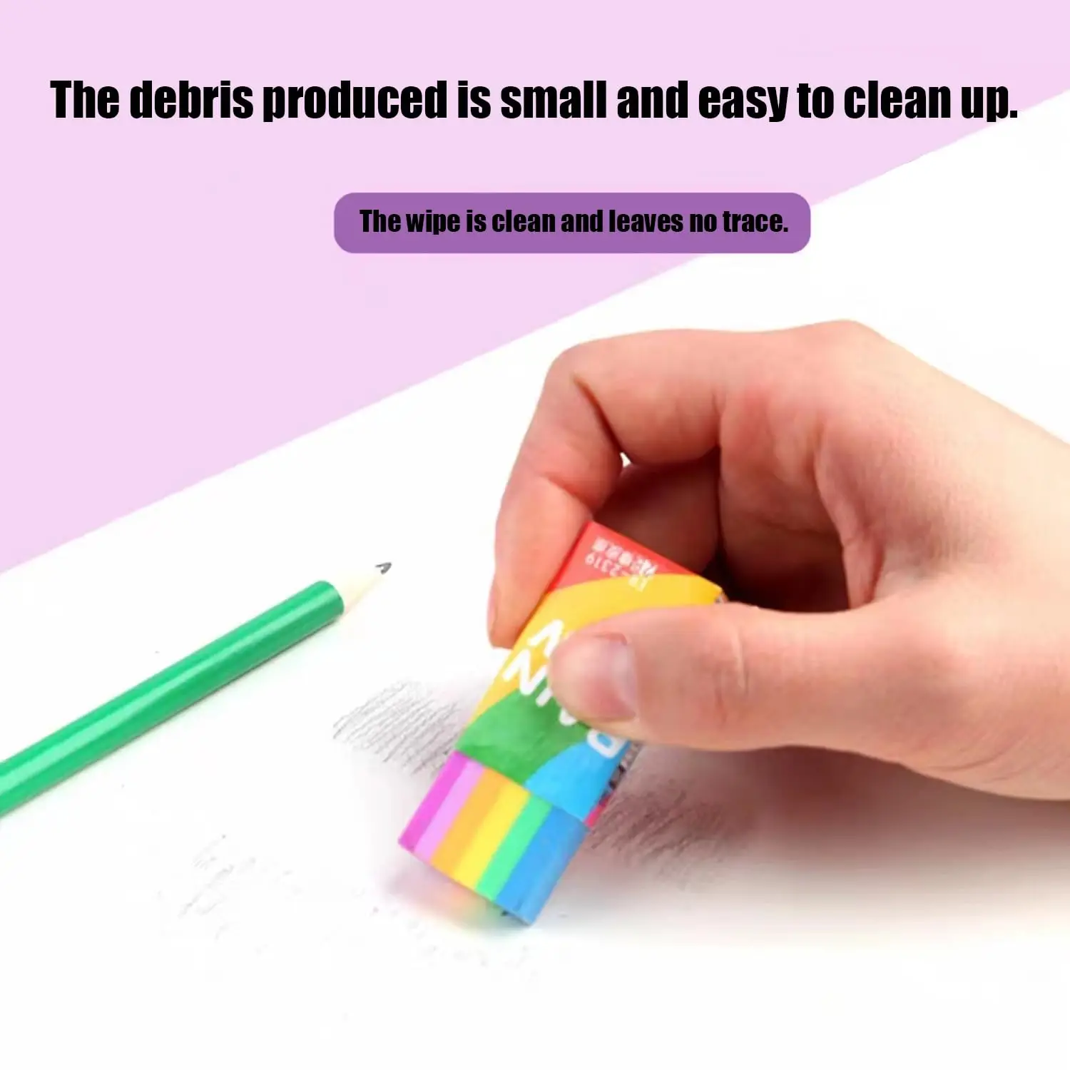 Customized Kids Cute Eraser Jelly Rainbow 3D School Student Erasers Cute Kawaii Fancy Pencil Stationery Erasers