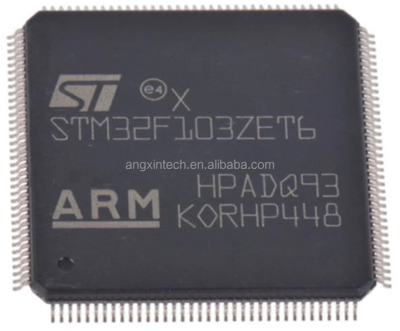 STM32F103ZET6 Embedded Microcontroller Package LQFP144 IC 32-Bit 72MHz 512KB(512K x 8) Flash Chip Single Chip