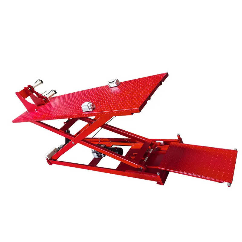 pneumatic motorcycle lift CE approved motorcycle and ATV lift