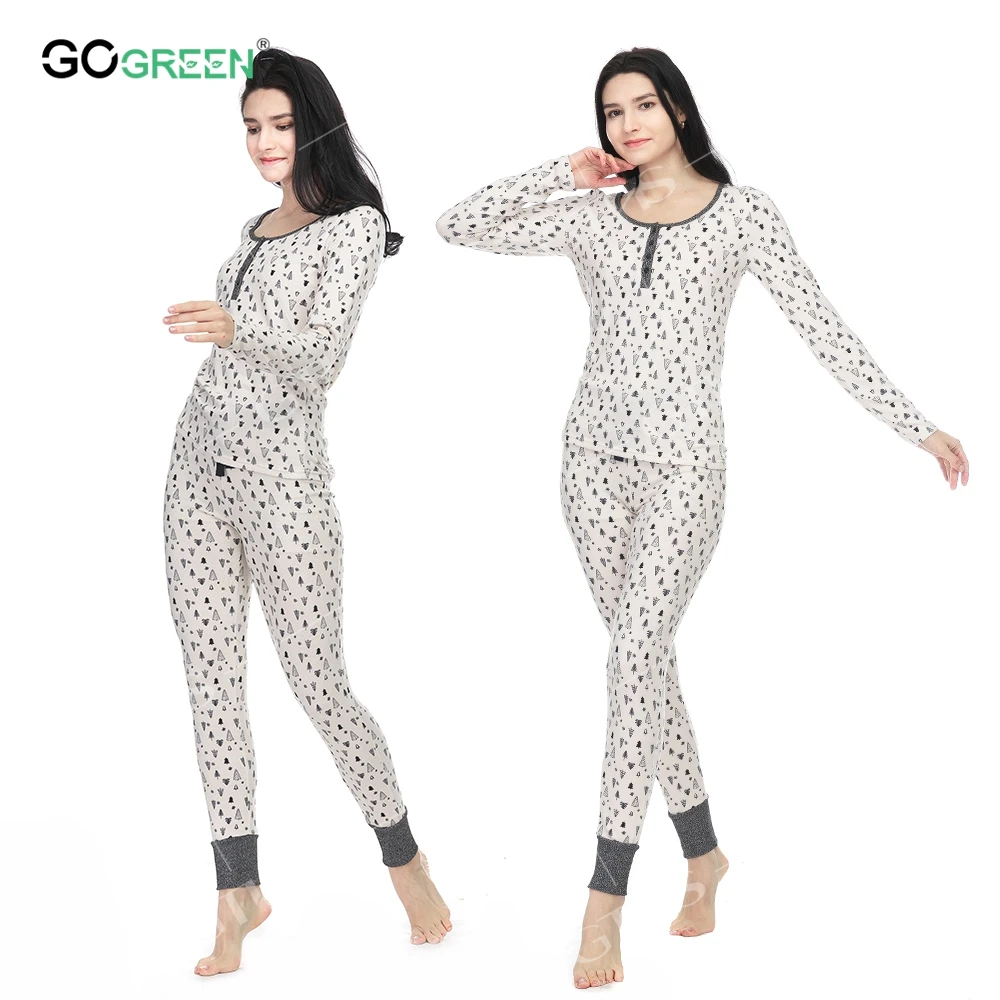 Homefitness Skin-friendly Hooded Turtleneck Home Service Pajamas Set