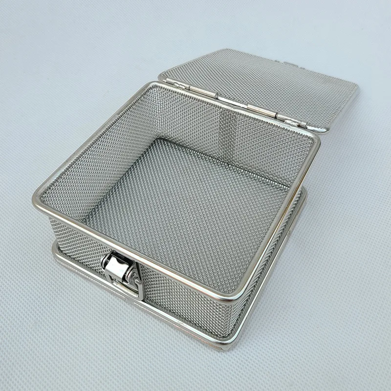 Quality Stainless Steel 304 316 316L Instrument Tray and Woven Wire Mesh Baskets Sterilization Tray Disinfection Basket