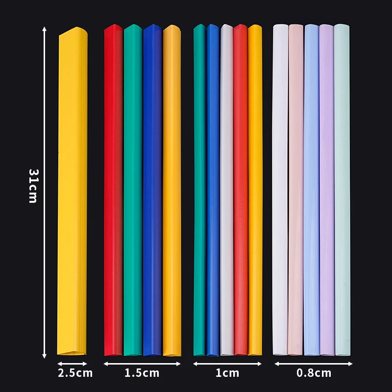 Plastic File Clip Compressor Bar Information folder poster KT board binder A4 clip poster hanger strip folder