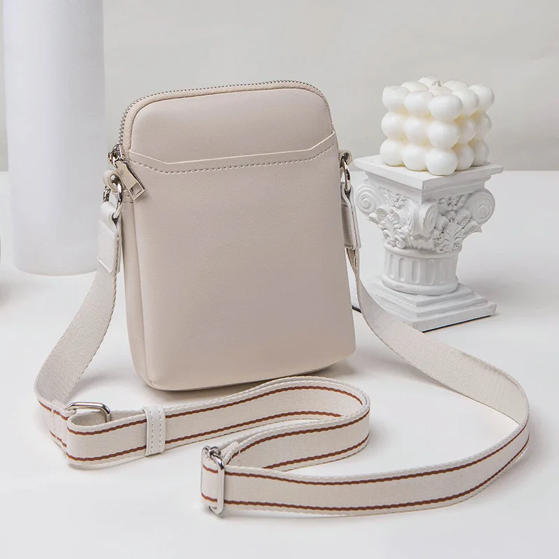 sac a main Small Crossbody Bags for Women Trendy Leather Triple Compartment Cell Phone Crossbody Wallet Purses with Card Slots