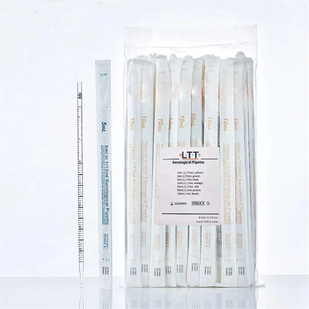 Disposable Plastic Serum  multichannel pipette polystyrene scale sterile multichannel pipettes plastic pipette for lab supplies