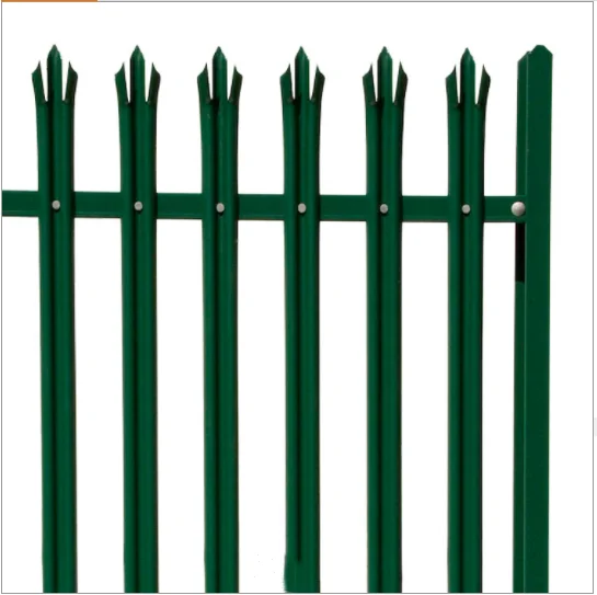 High Quality Modern Design Aluminum And Steel Fence Welded Picket Finials Aluminum Fence Panels With Black Powder Coated