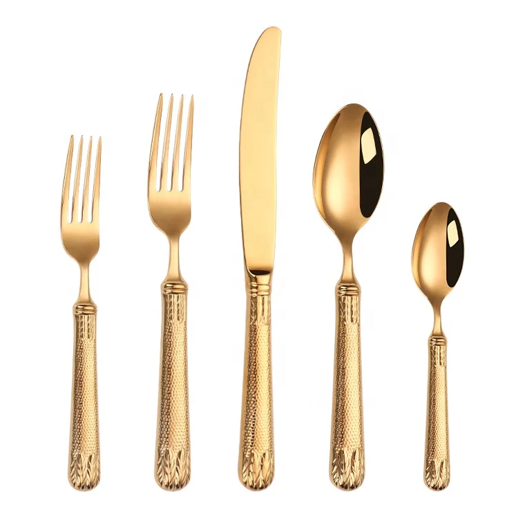 Высококачественный Свадебный набор столовых приборов из нержавеющей стали 304 с полыми ручками, набор банкетных столовых приборов для любого случая