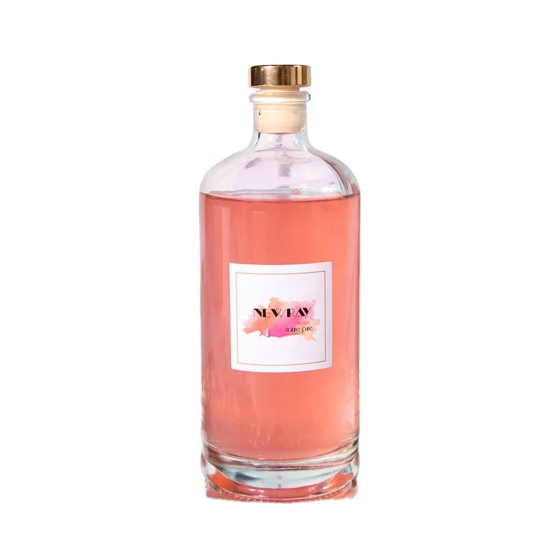 2023 New factory Outlet 8OZ 12OZ 16OZ transparent alcohol glass wine bottles on sale