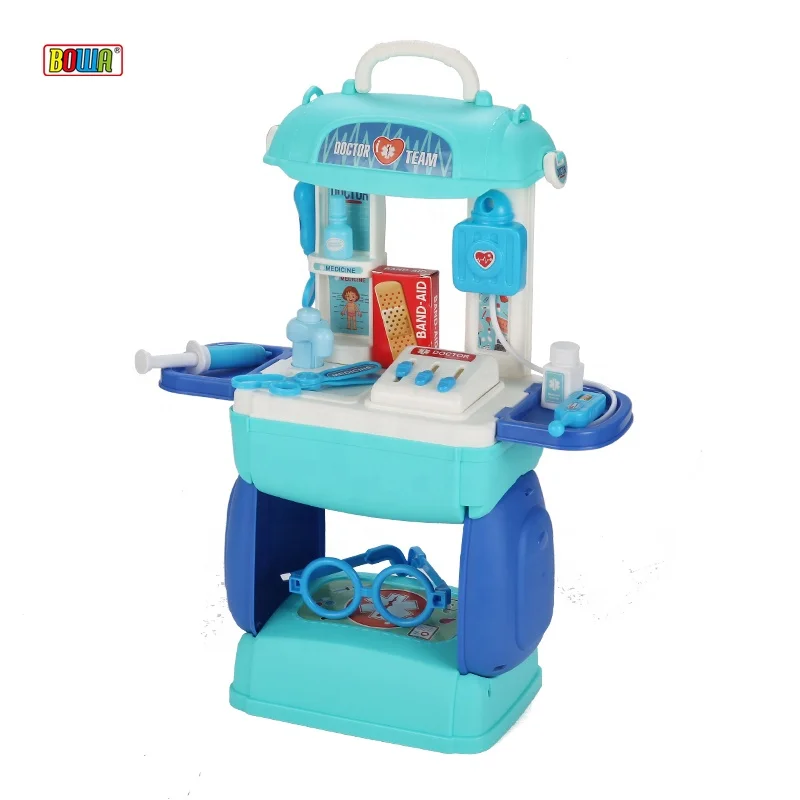 Bowa factory para ninos plastic medical tool set role playing game pretend realistic kids doctor set toy