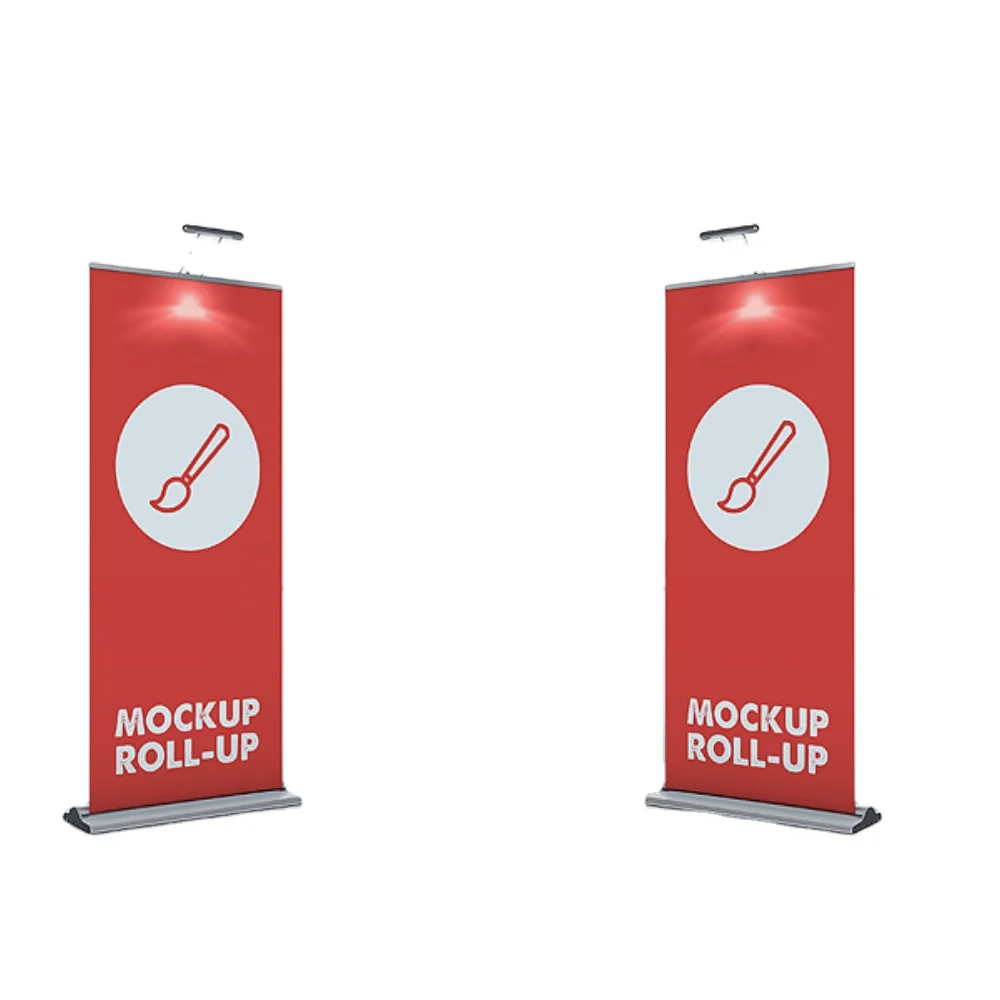 Portable roll up banner Customize Logo Advertising Promotion  display pull up banner stands display