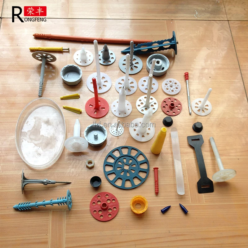 Anchor wall plug plastic expansion pipe tube