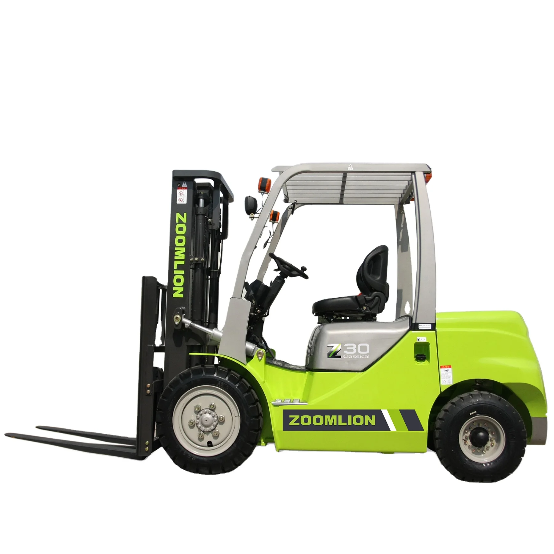 Zoomlion Factory Supply Diesel Forklift FD30  3ton 3.5ton 3.8ton Isuzu Engine paper roller clamp