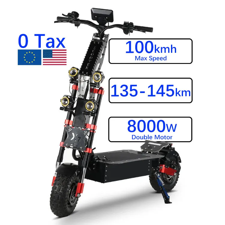 5600W Scooter 6000W Tire Adult Self Balancing 2 Person Two Wheel Shock 5000W Powerful Electric Scooter Off Road