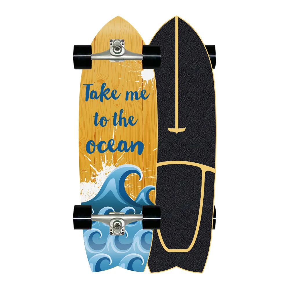 CX4 грузовик свободно изготовленный на заказ резьба откачивающийся Круизер Land Surf Skate Surfskate скейтборд с полиуретановыми колесами