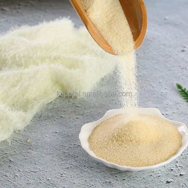 Edible food additive gelatin granules for candy stabilizers for ice cream