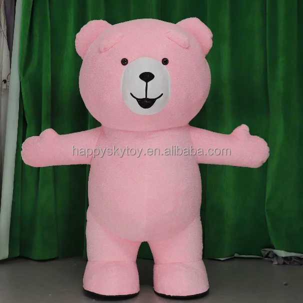 Hot Sale inflatable cartoon character mascot costume Custom Plush Soft Teddy Bear Mascot Costumes for  mascot costume for ad