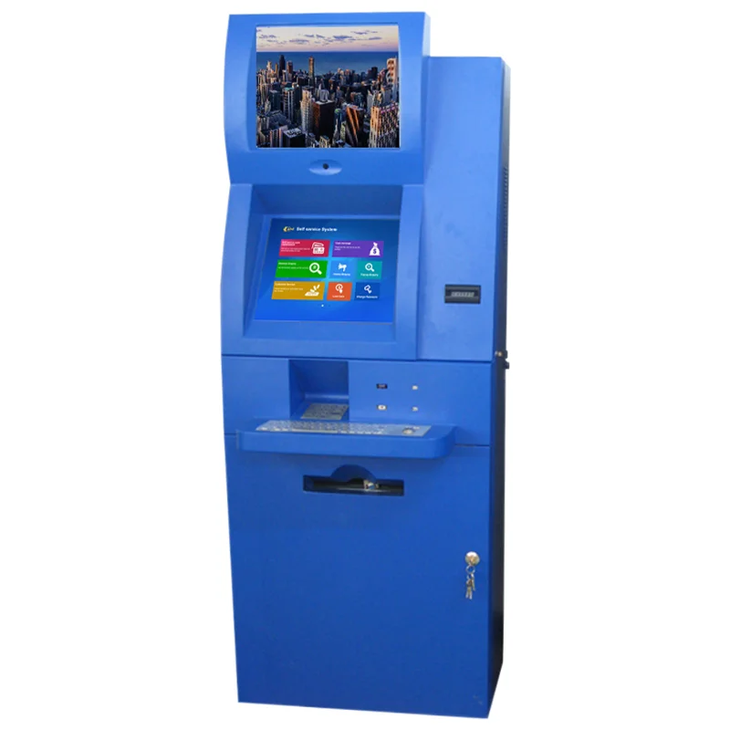 Hospital Self-Service Intelligent Terminal Kiosk Self Service Cash Payment Kiosk with cash dispenser