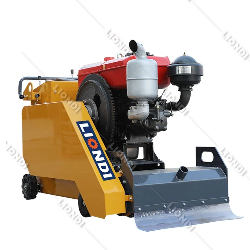 New Type 66 Pcs 270pcs Blade Road Scarifying Milling Machine With Gasoline Diesel Petrol Engine Motor