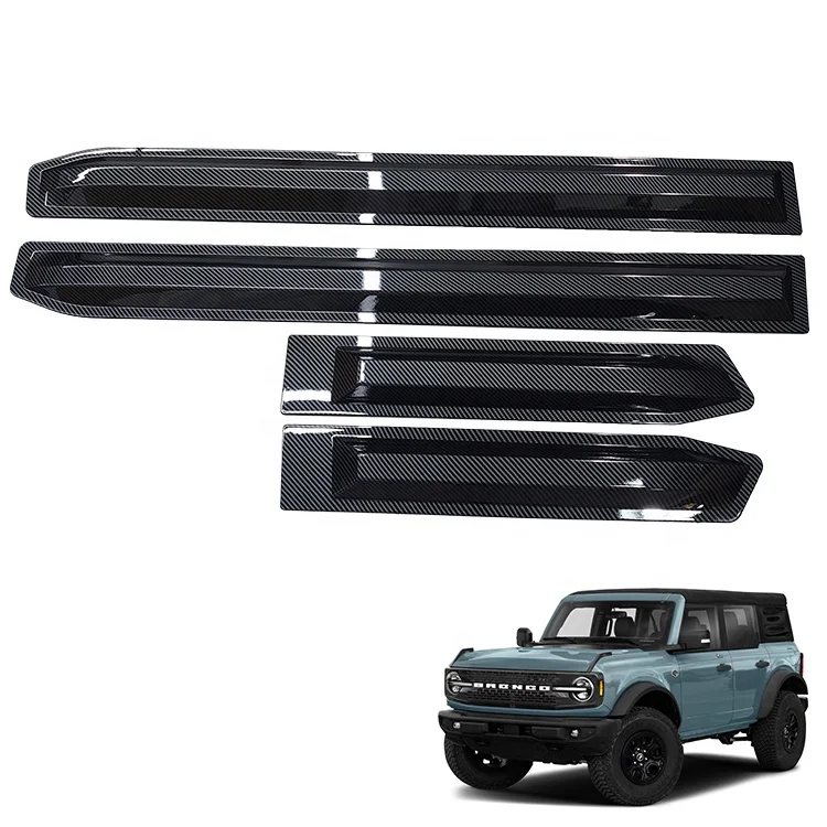 Door Side Body Molding Cladding Protection Trim for Ford Bronco 2021+ 2/4door