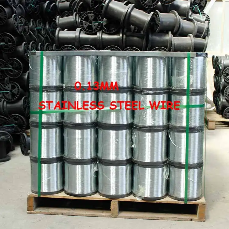 high quality 0.13mm Stainless Steel Wire for kitchen cleaning scrubber in stock