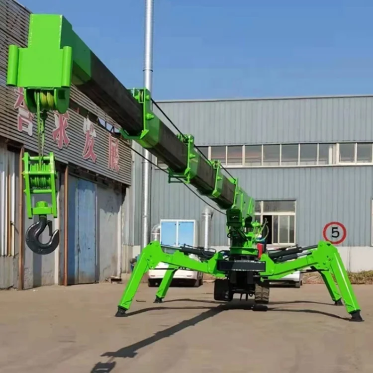 Foldable 3tons 5tons 8tons spider crane 10ton Construction Mini Mobile Spider Crane For Sale