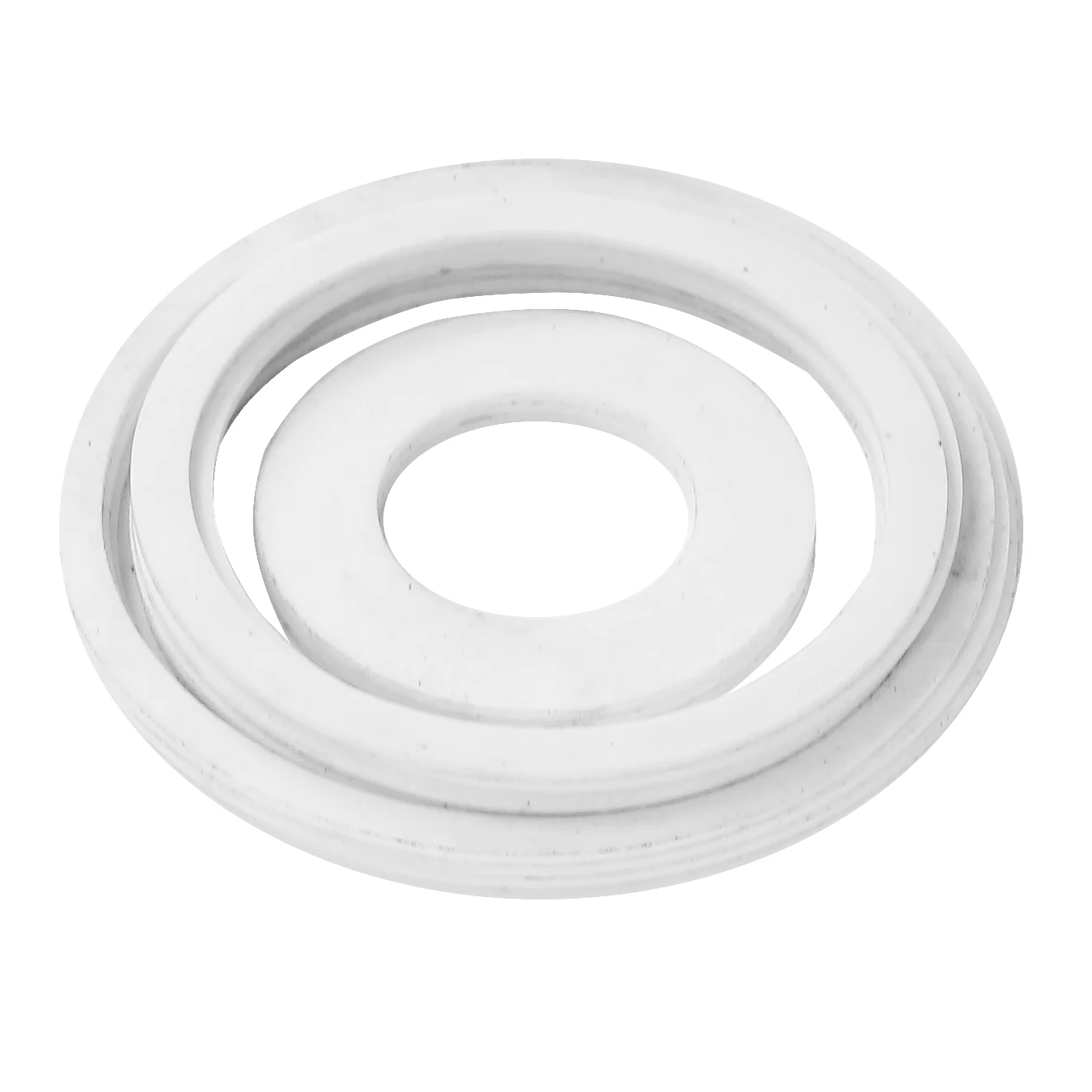 Factory direct sale  Wholesale white plastic sealing ring ptfe flange gasket Food Grade Sanitary Clamp Ptfe Gasket Seal Ring