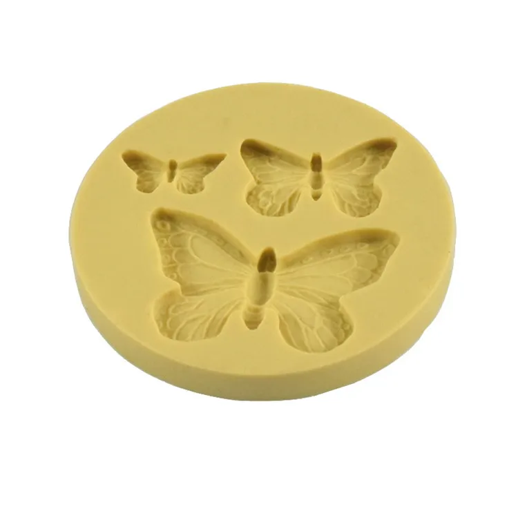 Christmas butterfly shape cookie molds silicone fondant mold