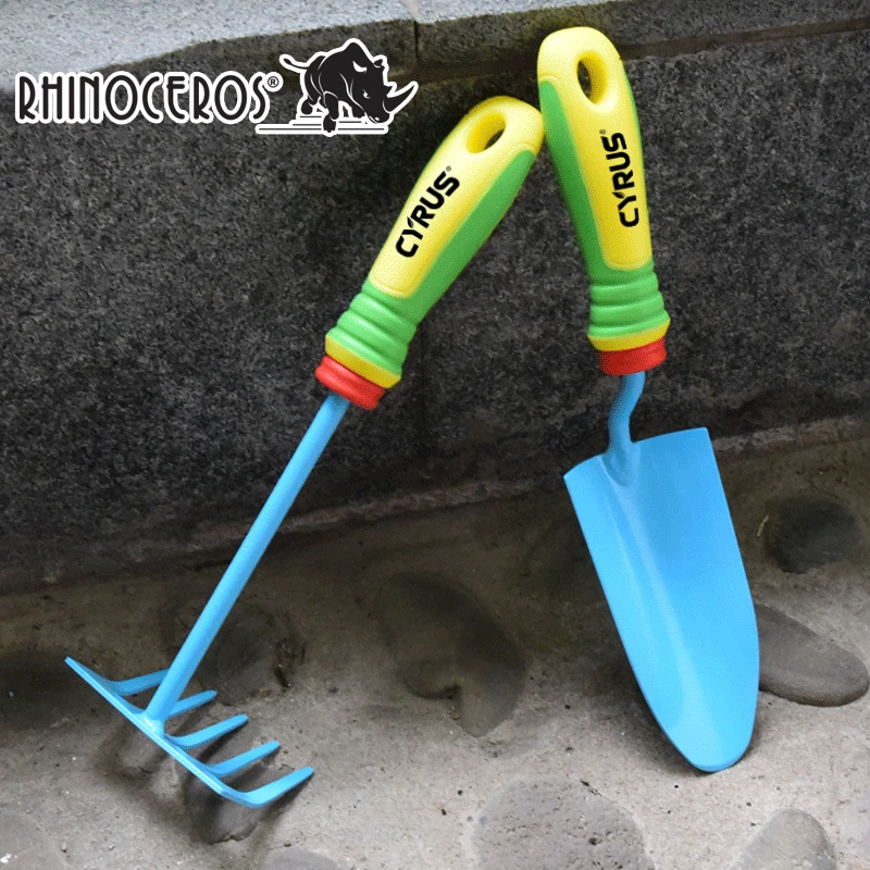 Wholesale Garden Digging Tools Blue Tpr Handle Carbon Steel Mini Garden Tool Trowel Small Shovel