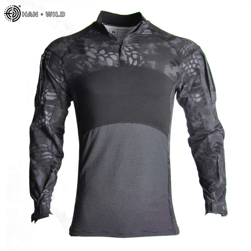 
HAN WILD 2020 Combat Shirts Proven Tactical Clothing Military Uniform CP Camouflage Airsoft Army Suit Breathable Work Clothes 