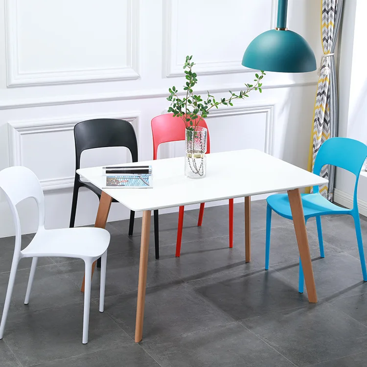 
Dining Chair Colorful Nordic Wholesale Ring Back Restaurant Furniture Upholstered French Living Room Plastic Dining Chair 