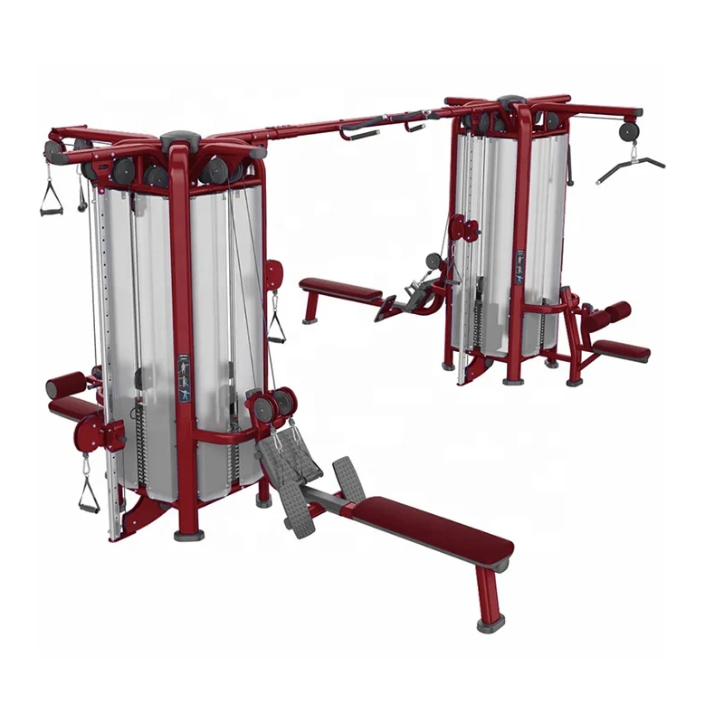 Коммерческий домашний многофункциональный тренажерный зал многофункциональная станция для спортзала Multi Jungle 8 станций спортивное оборудование помещений