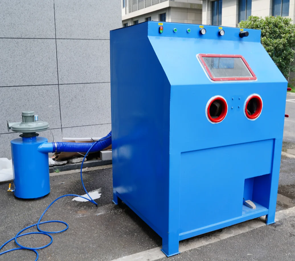 Vapour blasting cabinet